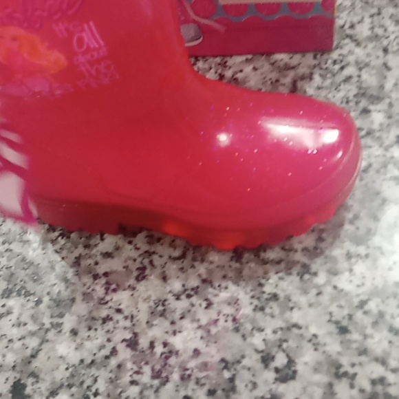 Pink Barbie Rain Boots - Picture 4 of 7